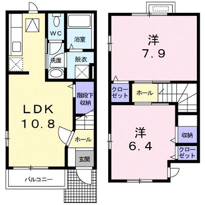 ル・クール 101【管理NO：1-015393801-01010】 ★家具家電は申し込み後に搬入します★の外観画像