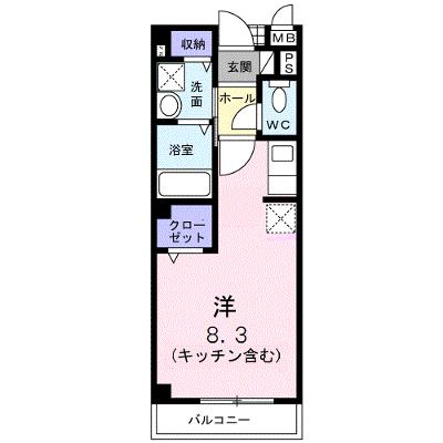 ヴィアーレ秋吉 206【管理NO：1-013786201-02060】 ★家具家電は申し込み後に搬入しますの外観画像