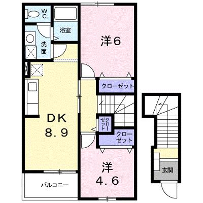 セトルⅠ 202【管理NO：1-011873401-02020】 ★家具家電は申し込み後に搬入しますの外観画像