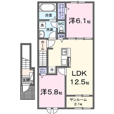 アイキューブ　上関 203【管理NO：1-027835901-02030】 ★家具家電は申し込み後に搬入しますの外観画像