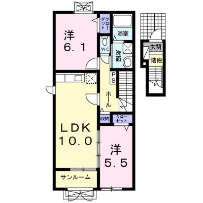 ネクステージⅢ 204【管理NO：1-017166501-02040】 ★家具家電は申し込み後に搬入しますの外観画像
