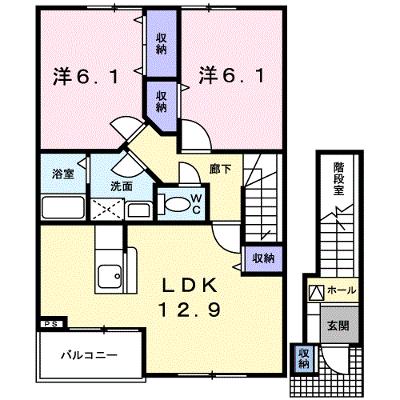 パルテール 203【管理NO：1-011503401-02030】 ★家具家電は申し込み後に搬入しますの外観画像