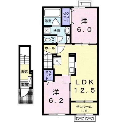 アリア 203【管理NO：1-022669401-02030】 ★家具家電は申し込み後に搬入しますの外観画像