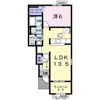 アンダンテ　いわせ野Ⅱ 102【管理NO：1-021836101-01020】 ★家具家電は申し込み後に搬入しますの外観画像