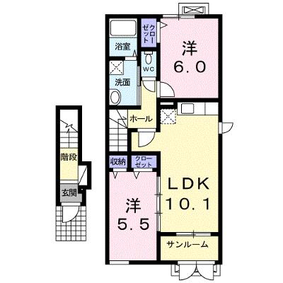 プライム 204【管理NO：1-016597501-02040】 ★家具家電は申し込み後に搬入しますの外観画像