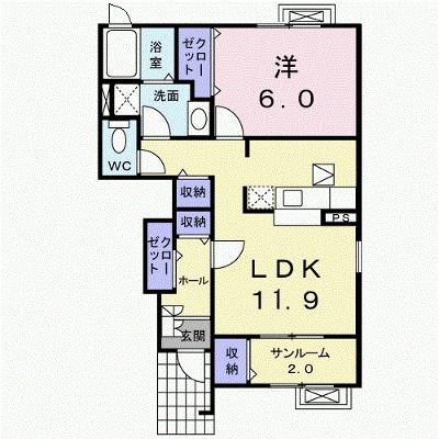 プリムロ－ズ　Ⅰ 103【管理NO：1-014656801-01030】 2026年08月上旬入居可能の外観画像