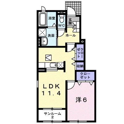 ヴィラ・セレーノ　Ｃ 104【管理NO：1-014230001-01040】 2026年07月中旬入居可能の外観画像