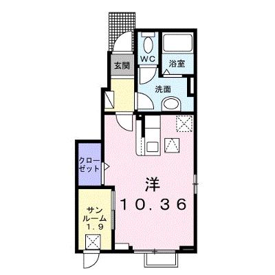 ユ・クラルテ 101【管理NO：1-027423201-01010】 ★家具家電は申し込み後に搬入します★の外観画像