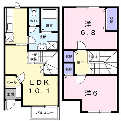 ノーブル１ 103【管理NO：1-010297601-01030】 ★家具家電は申し込み後に搬入します★の外観画像
