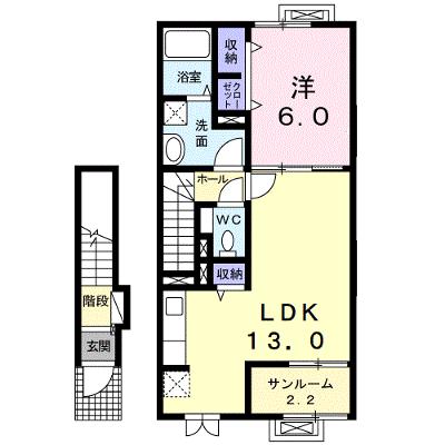 エクラ　ジュ 204【管理NO：1-018524401-02040】 ★家具家電は申し込み後に搬入します 2026年07月下旬入居可能の外観画像