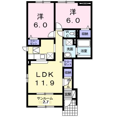 ユーフォリア　Ⅰ 101【管理NO：1-016397201-01010】 ★家具家電は申し込み後に搬入しますの外観画像