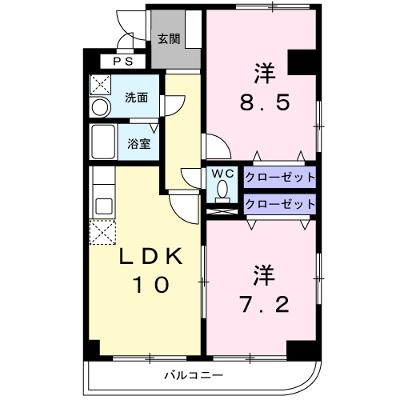 ツーノミヤ・プレッソ 201【管理NO：1-012436101-02010】 ★家具家電は申し込み後に搬入しますの外観画像