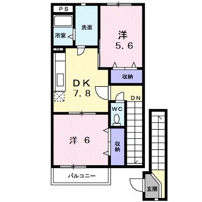 サン・ボヌール 202【管理NO：1-010710801-02020】 ★家具家電は申し込み後に搬入します★の外観画像