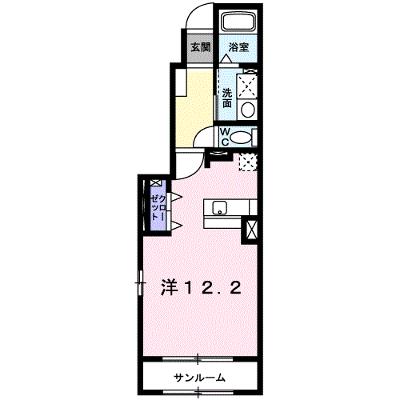 エクセラン 102【管理NO：1-015522901-01020】 ★家具家電は申し込み後に搬入しますの外観画像