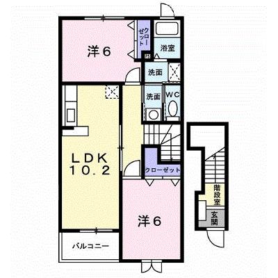 ハクセン泉台 202【管理NO：1-012422201-02020】 ★家具家電は申し込み後に搬入します 2026年07月下旬入居可能の外観画像