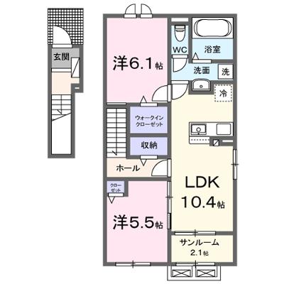 ビレッジ　ハイマウンテン　Ａ 201【管理NO：1-028159801-02010】 ★家具家電は申し込み後に搬入します★の外観画像