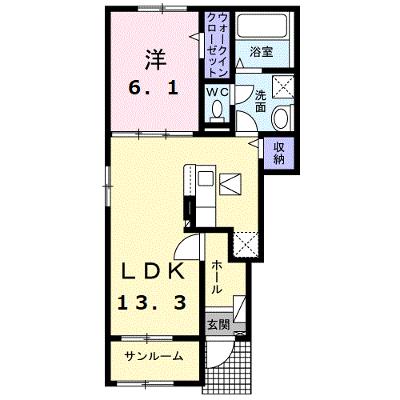 兆　Ⅱ 101【管理NO：1-027091102-01010】 ★家具家電は申し込み後に搬入します★の外観画像