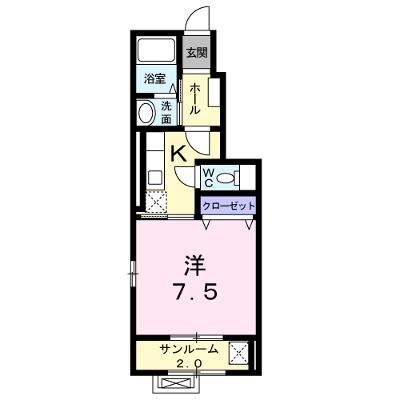 ハイム　ダイ　Ⅳ 103【管理NO：1-020639101-01030】 ★家具家電は申し込み後に搬入しますの外観画像