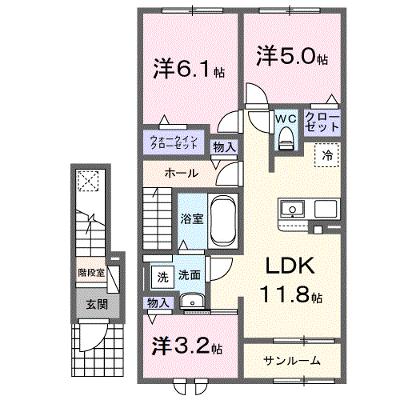 ステイズ　河合 203【管理NO：1-028698001-02030】 ★家具家電は申し込み後に搬入します 2026年10月上旬入居可能の外観画像