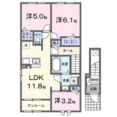 ステイズ　河合 201【管理NO：1-028698001-02010】 2026年10月上旬入居可能の外観画像