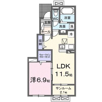 ビレッジ　ハイマウンテン　Ｂ 102【管理NO：1-028159802-01020】 ★家具家電は申し込み後に搬入します★の外観画像