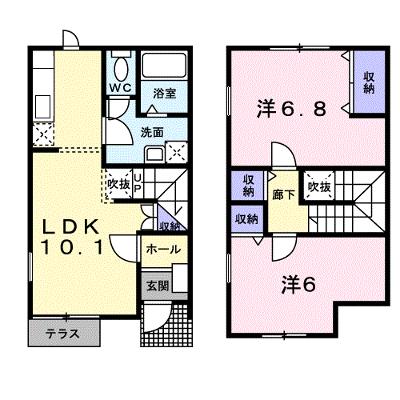 グランドール　Ｆ１ 101【管理NO：1-012293101-01010】 ★家具家電は申し込み後に搬入しますの外観画像