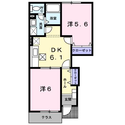 フューチャー　コート　Ｂ 102【管理NO：1-012201402-01020】 ★家具家電は申し込み後に搬入します 2026年08月中旬入居可能の外観画像