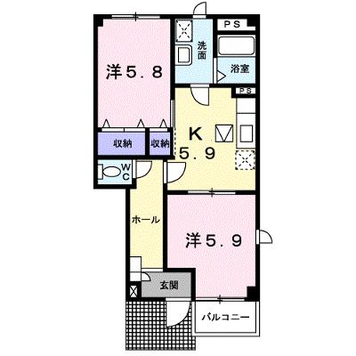 サウスプレイス 105【管理NO：1-009458801-01040】 ★家具家電は申し込み後に搬入します 2026年08月上旬入居可能の外観画像