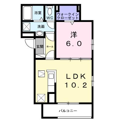 Ａ－２（エーツー） 102【管理NO：1-028332502-01020】 ★家具家電は申し込み後に搬入しますの外観画像
