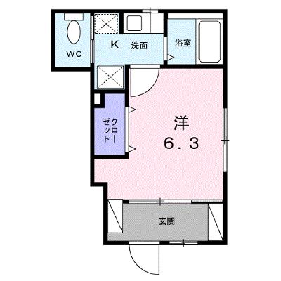 サンダーソニア 103【管理NO：1-028100201-01030】 ★家具家電は申し込み後に搬入します 2026年09月上旬入居可能の外観画像