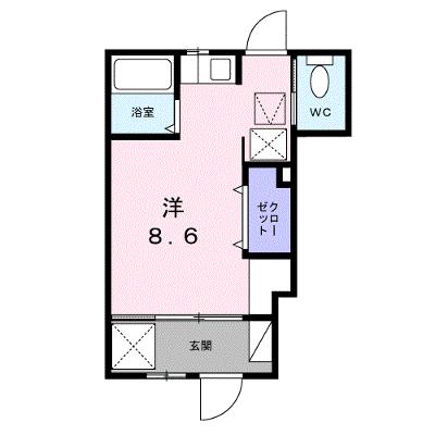 サンダーソニア 102【管理NO：1-028100201-01020】 ★家具家電は申し込み後に搬入します 2026年09月上旬入居可能の外観画像