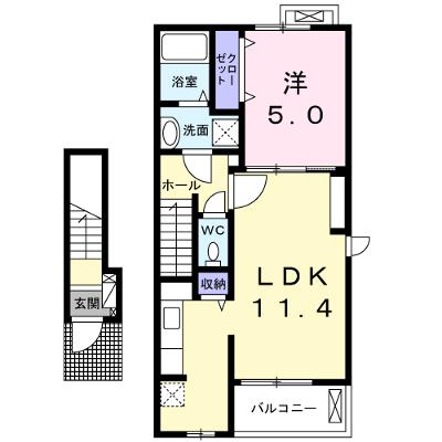 サン・アマルフィ 204【管理NO：1-023814101-02040】 ★家具家電は申し込み後に搬入しますの外観画像