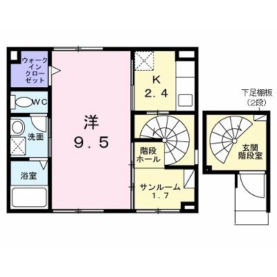 シティーライトⅠ 202【管理NO：1-028713601-02020】 ★家具家電は申し込み後に搬入します 2026年12月下旬入居可能の外観画像