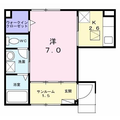 シティーライトⅠ 102【管理NO：1-028713601-01020】 2026年12月下旬入居可能の外観画像