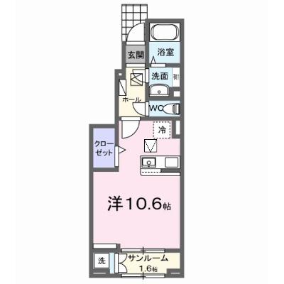ヒルズ山王林 102【管理NO：1-028334001-01020】 ★家具家電は申し込み後に搬入しますの外観画像