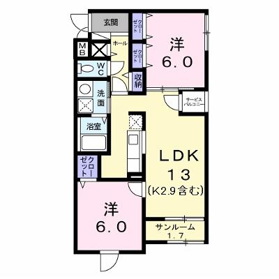 ベルプレーヌ 101【管理NO：1-019349801-01010】 2026年07月下旬入居可能の外観画像