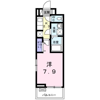 サラスバティⅡ 205【管理NO：1-021734501-02050】 ★家具家電は申し込み後に搬入します 2026年08月中旬入居可能の外観画像