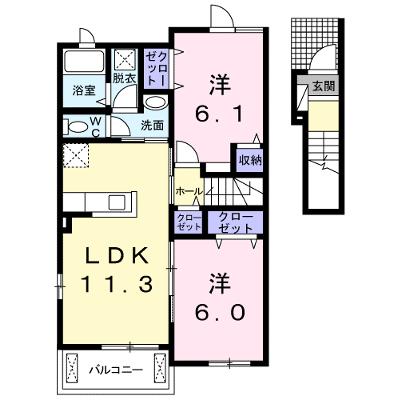 Ｓｃｈｏｎ　Ｂｌｕｍｅ 205【管理NO：1-020031201-02050】 ★家具家電は申し込み後に搬入します 2026年08月上旬入居可能の外観画像