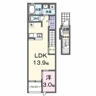 エターナル　ヴィレッジⅢ 203【管理NO：1-028554602-02030】 ★家具家電は申し込み後に搬入します 2026年09月下旬入居可能の外観画像