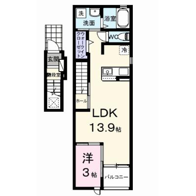 エターナル　ヴィレッジⅢ 201【管理NO：1-028554602-02010】 ★家具家電は申し込み後に搬入します★ ★2026年09月下旬入居可能★の外観画像