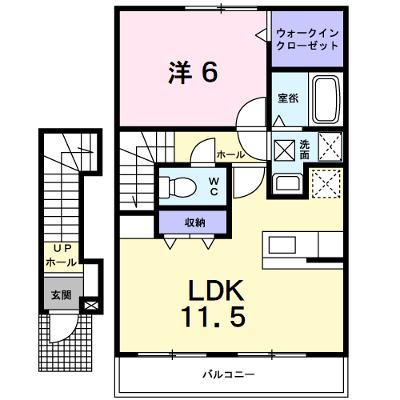アーバンコート東甲府 203【管理NO：1-013391901-02030】 2026年08月上旬入居可能の外観画像