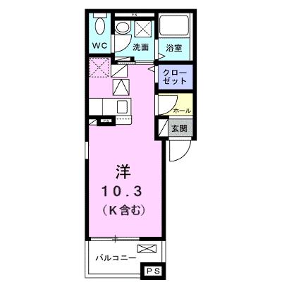 カルムコート向ヶ丘 101【管理NO：1-028457101-01010】 ★家具家電は申し込み後に搬入します 2026年12月上旬入居可能の外観画像