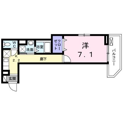 ラピス　ウィークス 201【管理NO：1-024673301-02010】 ★家具家電は申し込み後に搬入しますの外観画像