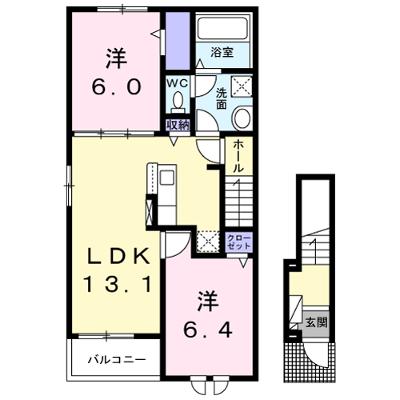 ロジェ桜並木 201【管理NO：1-027091201-02010】 ★家具家電は申し込み後に搬入します★ ★2026年10月上旬入居可能★の外観画像
