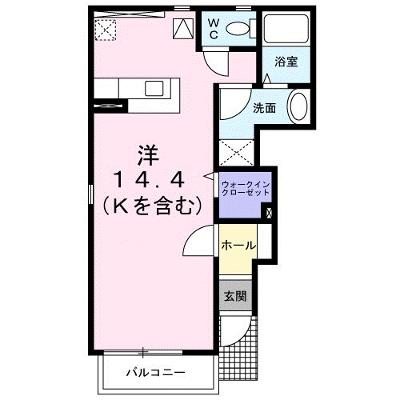 ピュアⅡ 101【管理NO：1-014342101-01010】 ★家具家電は申し込み後に搬入します 2026年08月下旬入居可能の外観画像