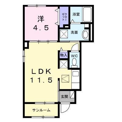 メゾン　ヒヨリ 101【管理NO：1-028380001-01010】 ★家具家電は申し込み後に搬入します 2026年09月下旬入居可能の外観画像