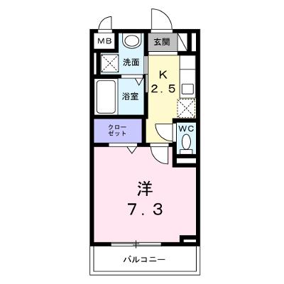 プリムヴェールⅤ 202【管理NO：1-027836001-02020】 ★家具家電は申し込み後に搬入します★ ★2026年08月中旬入居可能★の外観画像