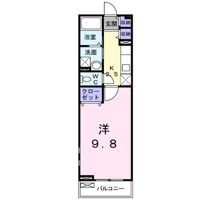 グラン　フレシュ 205【管理NO：1-018643301-02050】 ★家具家電は申し込み後に搬入します 2026年08月下旬入居可能の外観画像