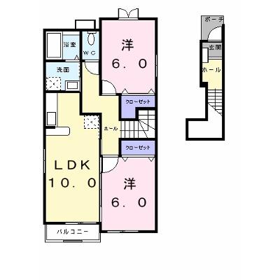 ル・モアＣ 201【管理NO：1-013119203-02010】 ★家具家電は申し込み後に搬入します★の外観画像