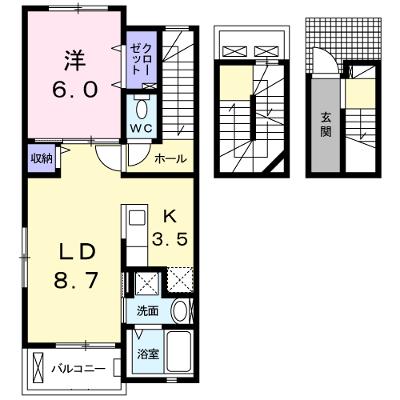 ソラーナ　アツギ 304【管理NO：1-023487901-03040】 ★家具家電は申し込み後に搬入します 2026年07月下旬入居可能の外観画像
